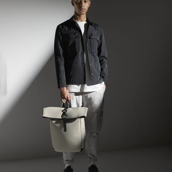 Matte PU rolltop backpack Thumbnail