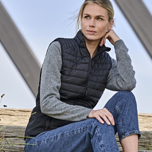 Tee Jays Ladies Crossover Padded Bodywarmer Thumbnail