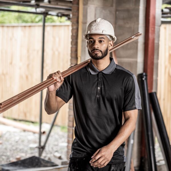 Contrast Quick Wicking Polo Shirt Thumbnail