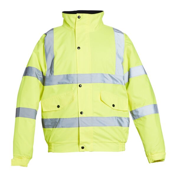 Black Rock Hi Vis Bomber Jacket - Yellow Thumbnail