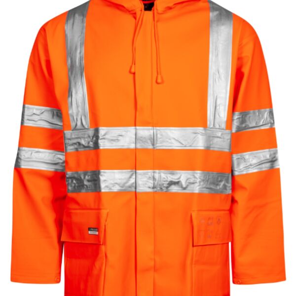 Lyngsoe Orange FR ARC Waterproof Hi Vis Jacket Thumbnail