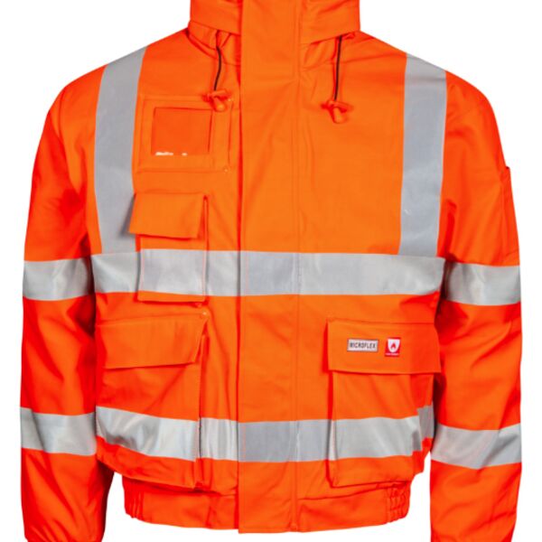 Lyngsoe Short Winter Jacket Orange Thumbnail