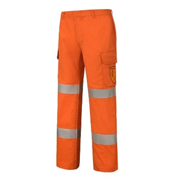 Future Garments Hi Vis Orange Light weight Cargo Trousers Thumbnail