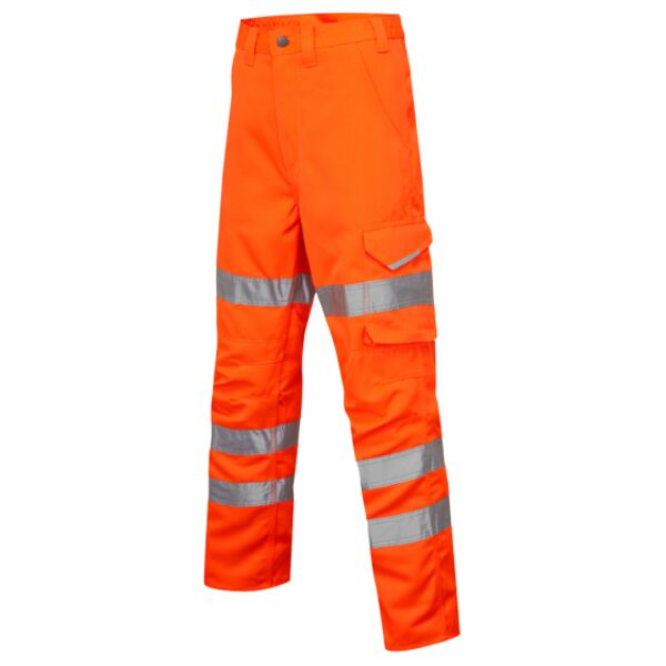 Leo Pennymoor Ladies Orange Hi Vis Cargo Trousers Thumbnail