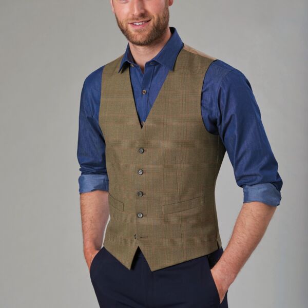 OLD- Emilio Check Waistcoat Thumbnail