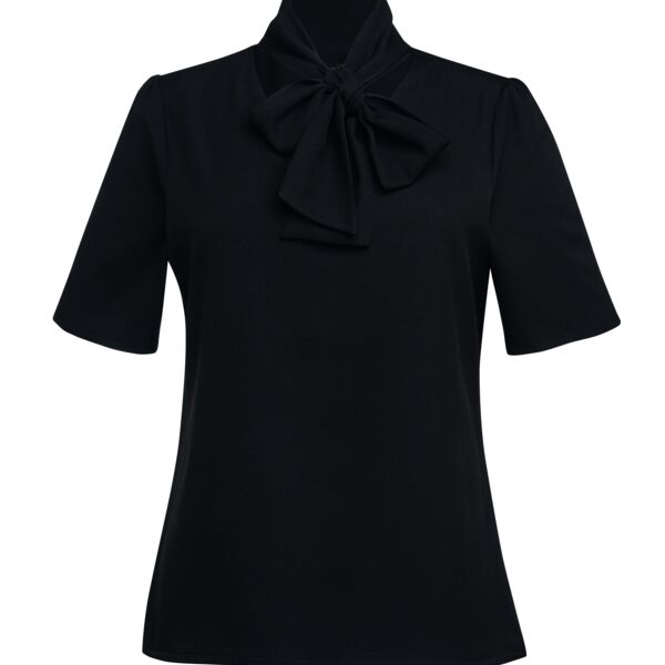 OLD- Flavia Pussy Bow Blouse Thumbnail