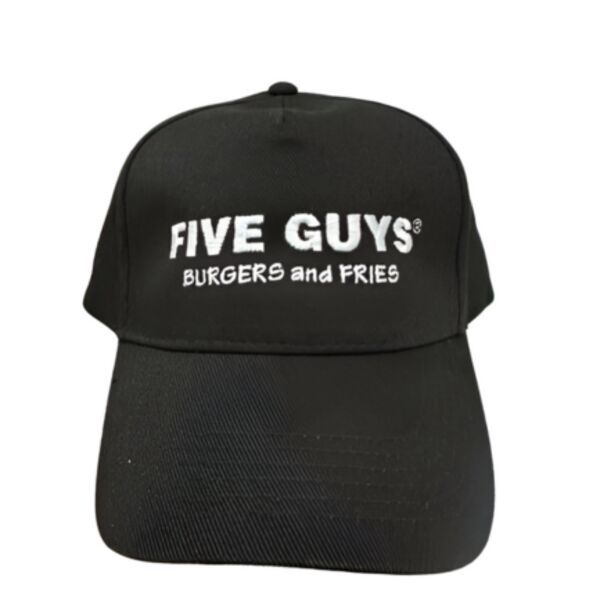 FGCREWBC Five Guys Manager's Black Cap w/ Union Jack flag - One Size Thumbnail