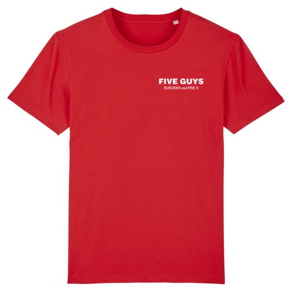 DISCONTINUED - FGCREWT Five Guys Crew T-shirt - Red Thumbnail