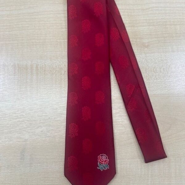 C4ETWIC Twickenham Red RFU - Self tie  Thumbnail