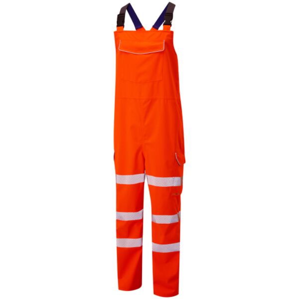 Leo Northam Orange Hi Vis Bib & Brace Thumbnail