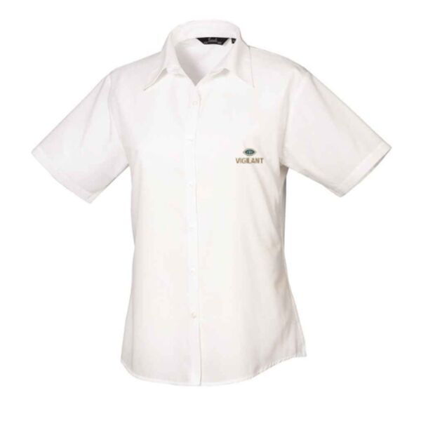 C4ECROM0092 Ladies SS Shirt Vigilant Logo LB Thumbnail