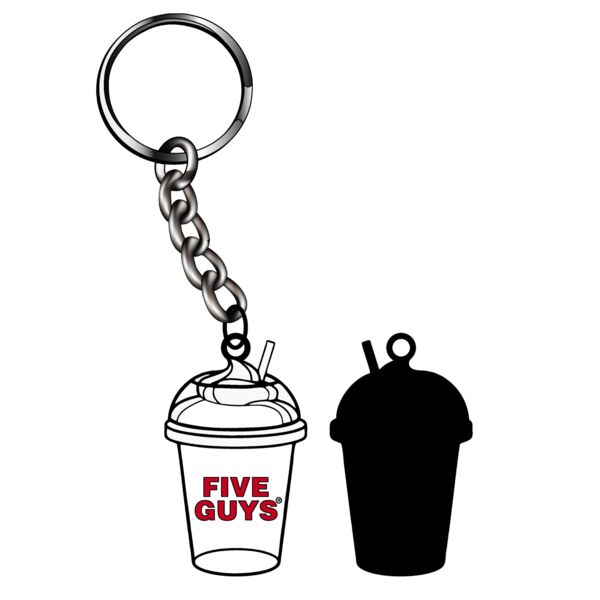 C4EFG054 Five Guys Milkshake Keychain Thumbnail