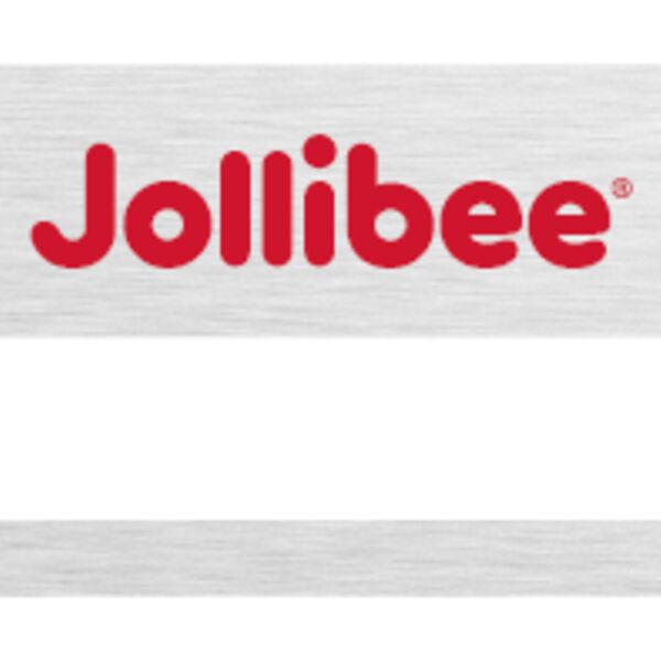 Jollibee Reusable Window Name Badge w/ Pin Thumbnail