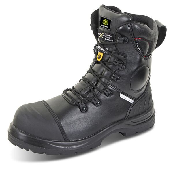 Beeswift  Trencher Plus Size Laced Boot Thumbnail