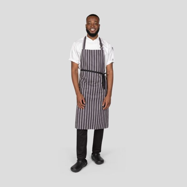 Dennys Stripe Bib Apron Thumbnail