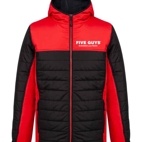 FGAMJKT Five Guys AM Black / Red Jacket Thumbnail