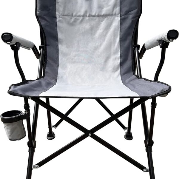 Olpro Denali Deluxe Camping Chair - Black & Grey Thumbnail