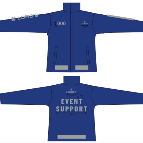 C4EMCC008 MCC Lords Blue Waterproof Jacket - Event Support Thumbnail