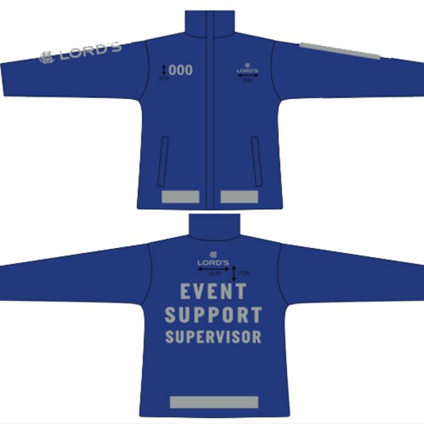 C4EMCC009 - MCC Lords Mid Blue Waterproof Jacket - Event Supervisor  Thumbnail