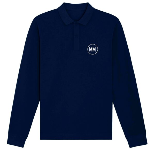 NON STOCK- Mercato Long Sleeve Polo w/ Logo FLB Thumbnail