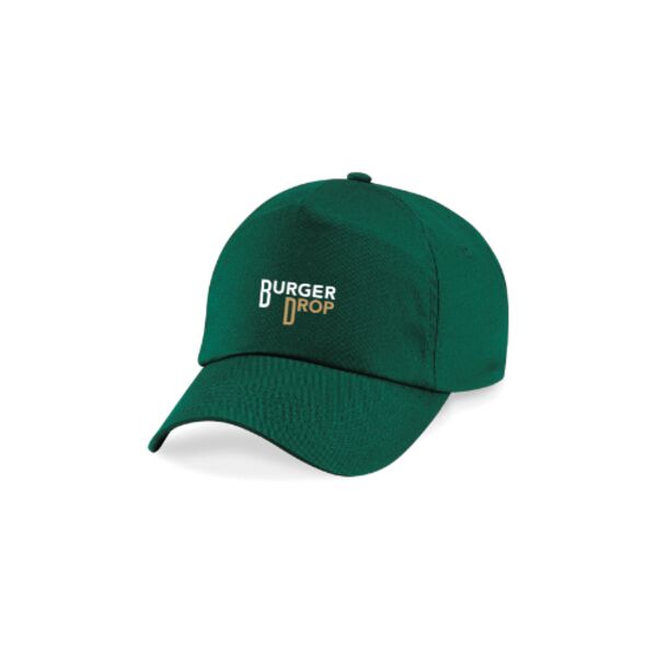 Burger Drop Crew Caps - Dark Green Thumbnail
