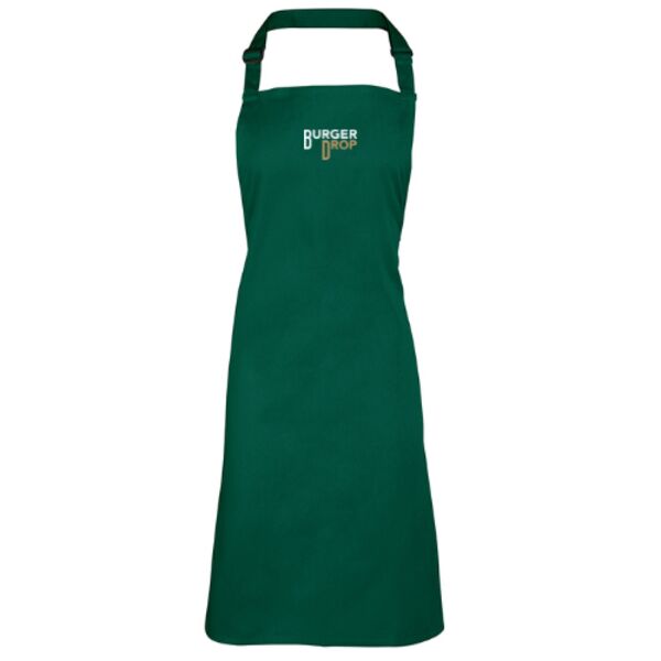 Burger Drop Apron - Bottle Green Thumbnail