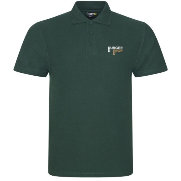 Burger Drop Head Office Polo's - Bottle Green Thumbnail