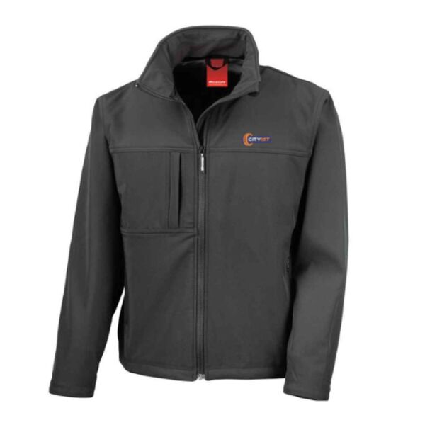 C4ETYRE010 Softshell Jacket - Black City 1st Logo FLB Thumbnail
