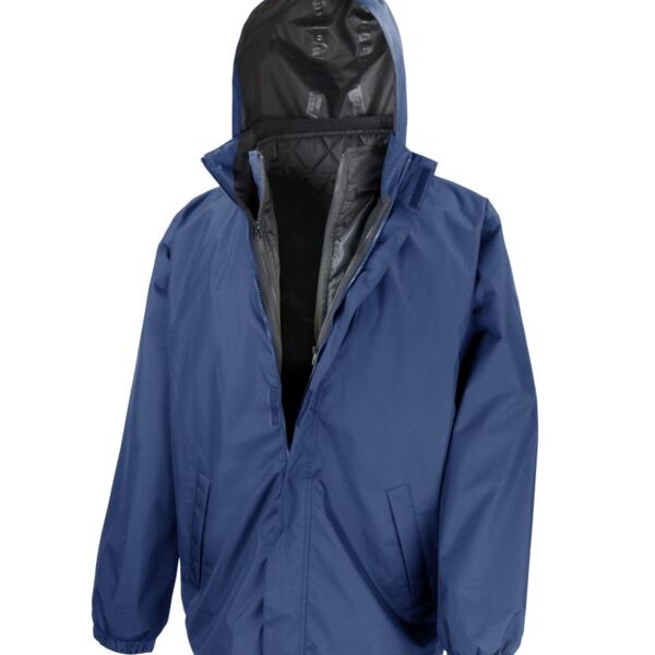 C4ECHART038 - Chartwells 3 in 1 Navy Jacket - c/w White Whisk Emb Right Arm + Black Whisk Chartwells Tax Tab Thumbnail