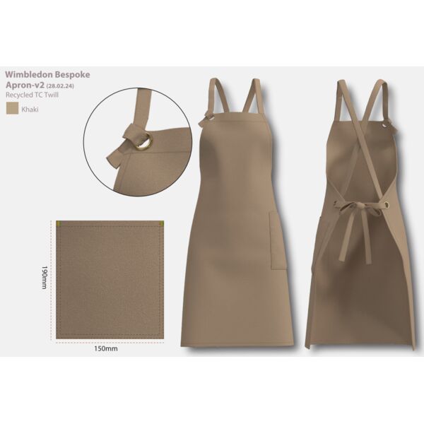 C4EWIM067 - Bespoke Khaki Eco Apron Thumbnail