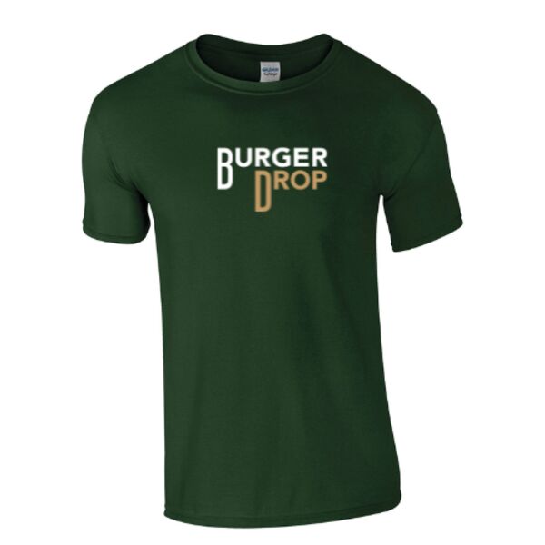 Burger Drop Crew T-Shirt - Dark Green (20pack) Thumbnail
