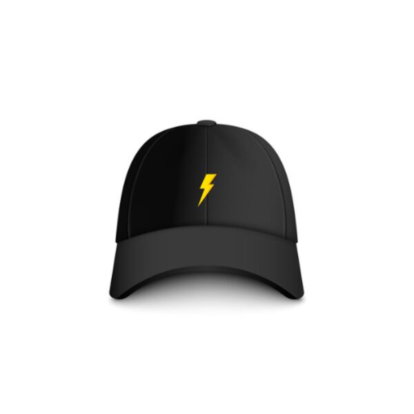 C4ETBCC - ThunderBird ALTERNATIVE Black Cap  - C/W Thunder Strike Logo Thumbnail
