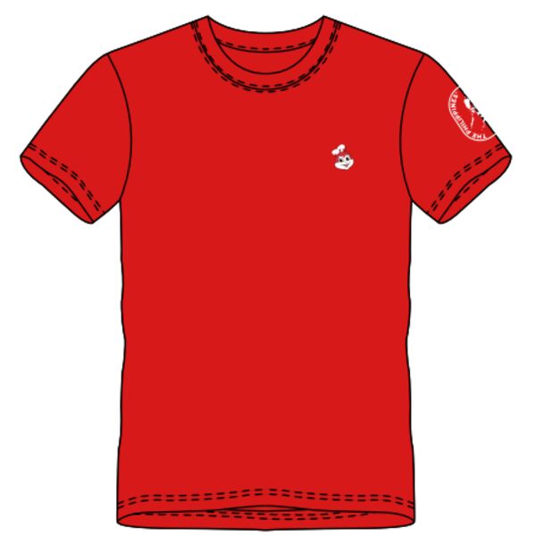 Jollibee Red Crew T-Shirt- Mixed Designs- XS Thumbnail