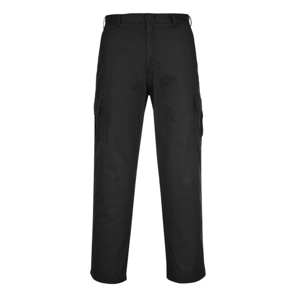 C4ECHART094 - Chartwells Unisex Black Cargo trousers  c/w Black Whisk Chartwells Tax Tab Thumbnail