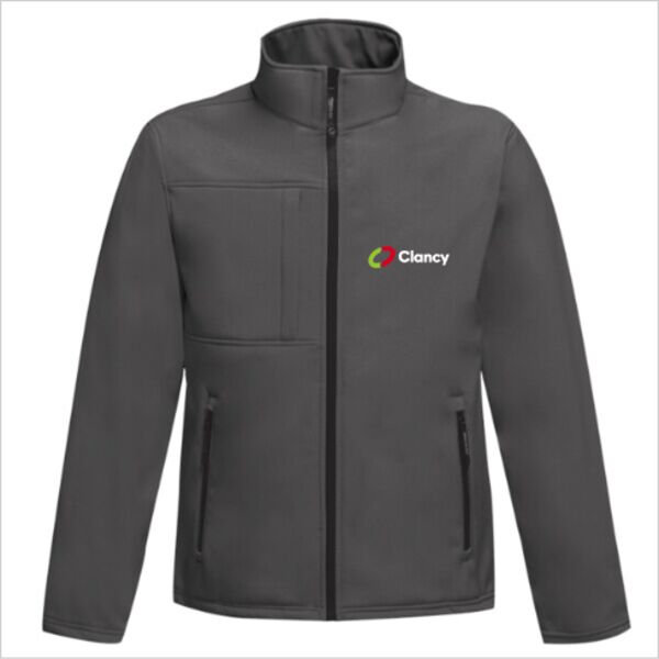 CLSSJGGM Clancy Male Softshell Jacket Graphite Grey Thumbnail