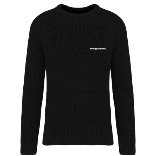 C4ECROM0223 Chunky Knit Sweater - Programme Emb FLB Thumbnail