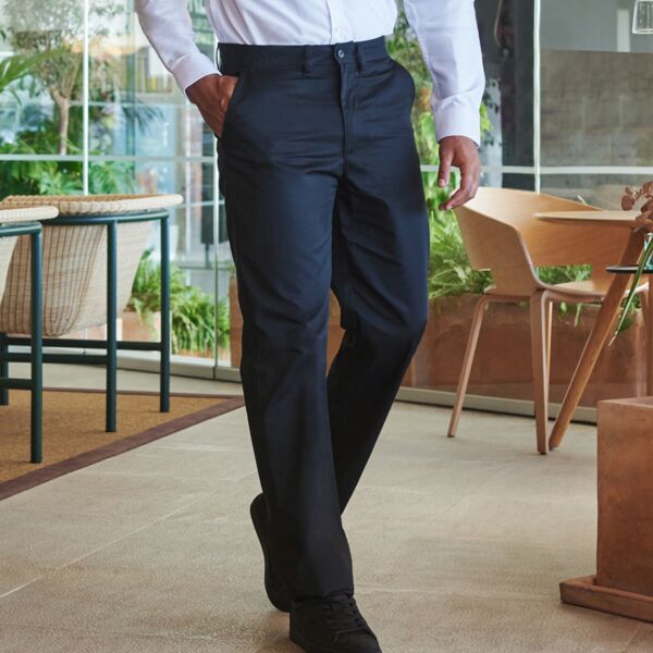 C4ECROM0227 Flat Fronted Chino Trousers Thumbnail