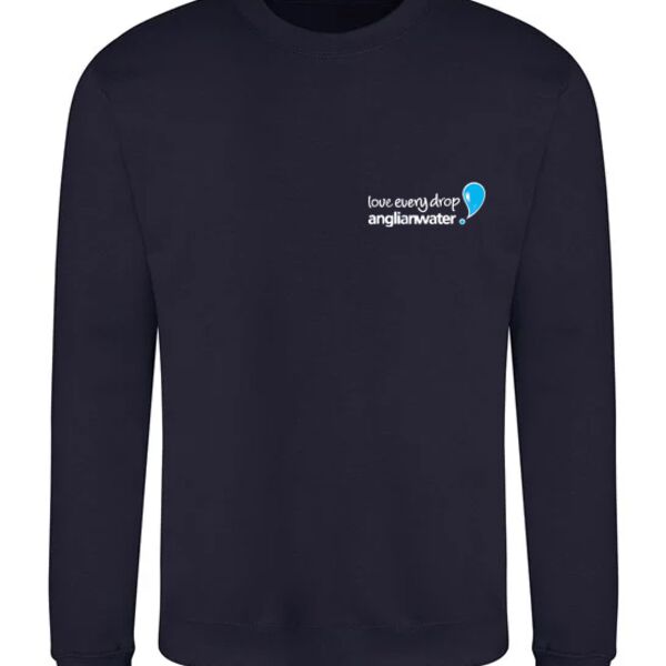 CLAWSN Anglian Water Sweatshirt Navy  Thumbnail