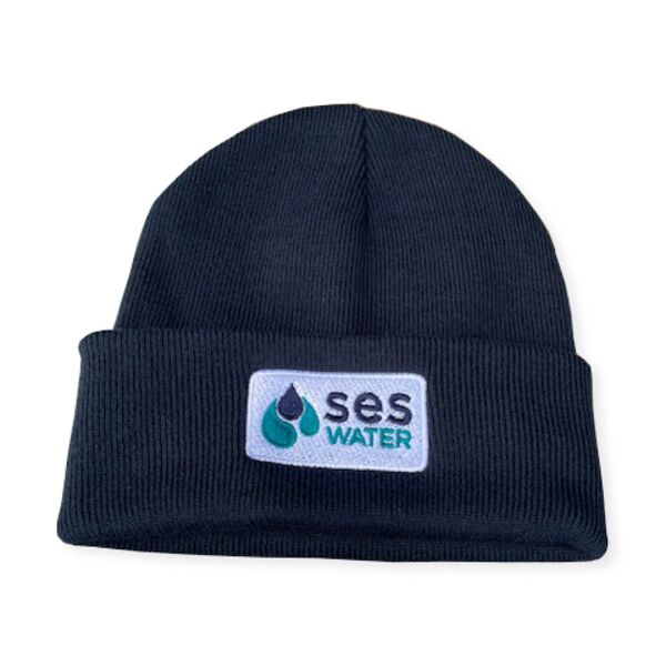 SESKHN - Navy Knitted Beanie Thumbnail