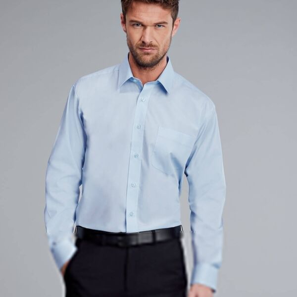 C4ECROM0238 Classic Long Sleeve Shirt - Wellington Sq Emb Left Arm Thumbnail