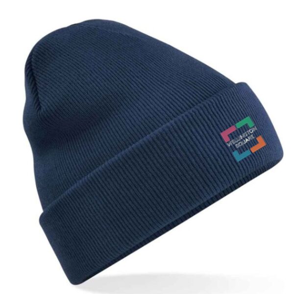 C4ECROM0245 Wooly Hat Wellington Sq Embroidered Front Centre  Thumbnail