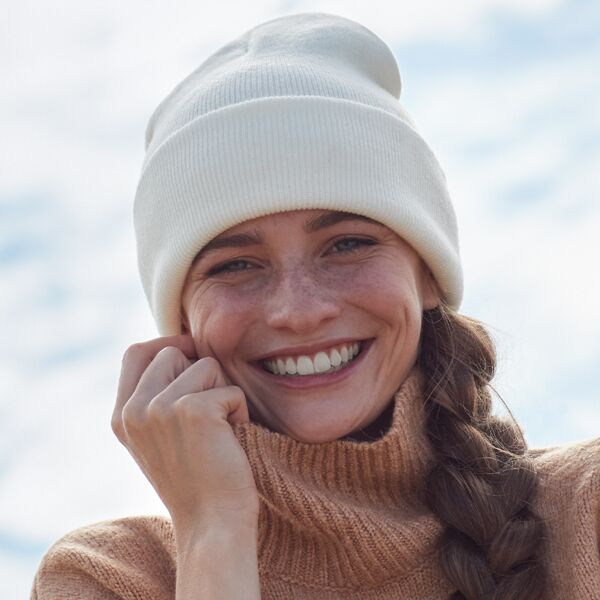 CLMERCHBEAN Clancy Grey Knitted Beanie Thumbnail