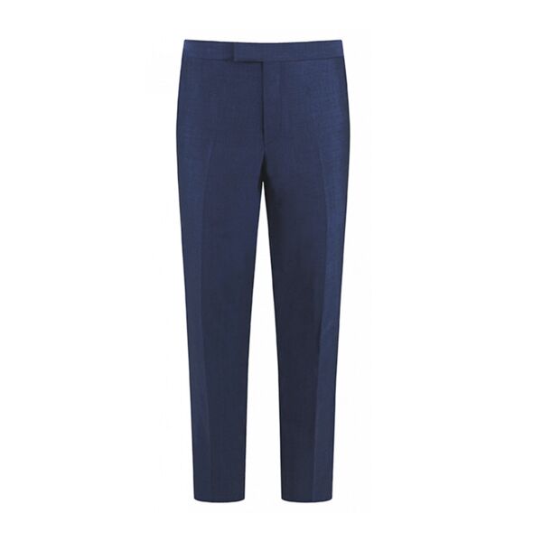 Hurlingham Club Navy Herringbone Trousers  Thumbnail