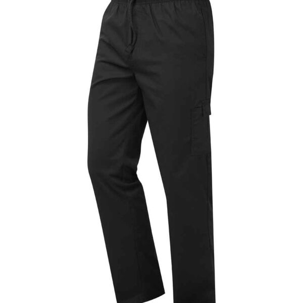 C4ELH023 Chef's Cargo Trousers - LH Tax Tab Thumbnail