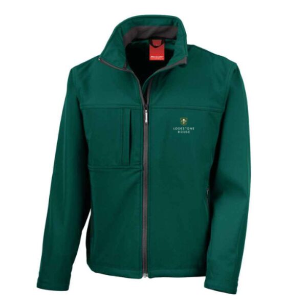 C4ELH044 Gents Green Softshell Jacket - LH Logo Emb FLB Thumbnail
