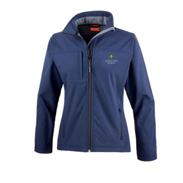 C4ELH045 Ladies Navy Softshell Jacket - LH Logo Emb FLB Thumbnail