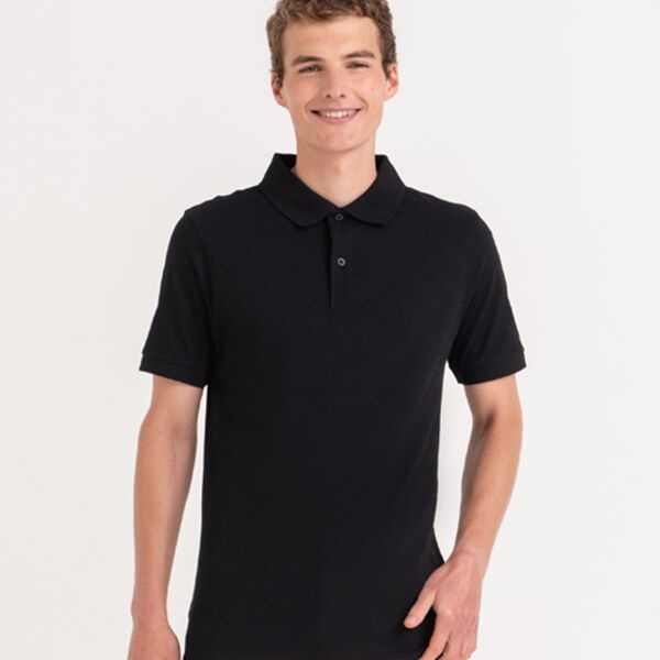 Flight Club Stretch Piqué Polo Shirt - Navy Thumbnail