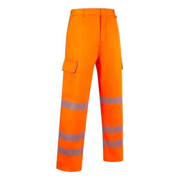 NEW C4E FR ARC Hi Vis Orange Cargo Trousers Thumbnail