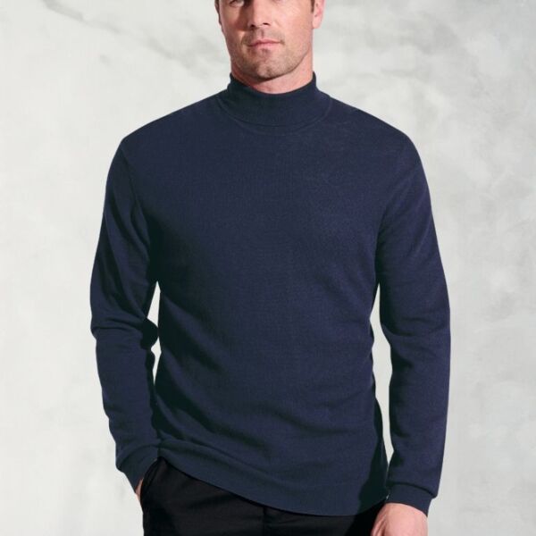 C4ECROM0304 Cotton Merino Roll Neck Jumper Thumbnail