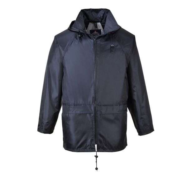 C4ELH059 Navy Rain Jacket - LH Tax Tab Thumbnail